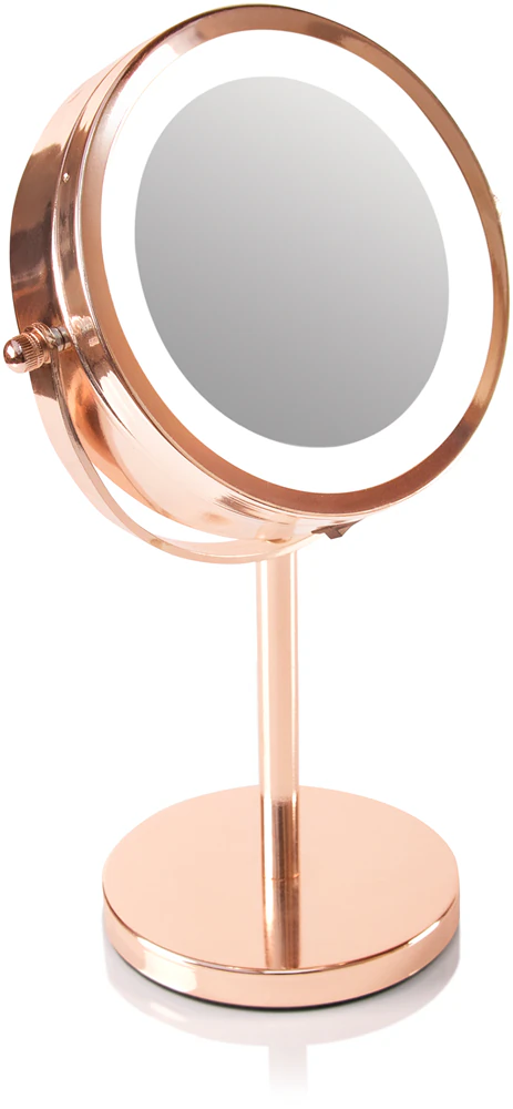 RIO Rose gold mirror cosmetic mirror with LED lighting