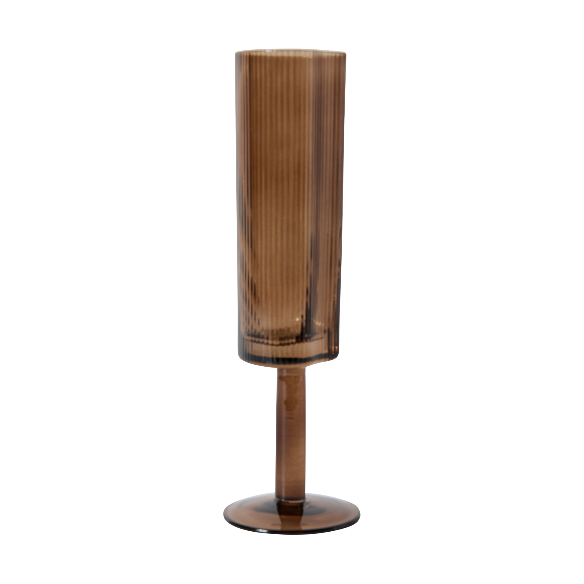 muubs Ripe Champagne Glass 14.5 cl, Smoked Brown