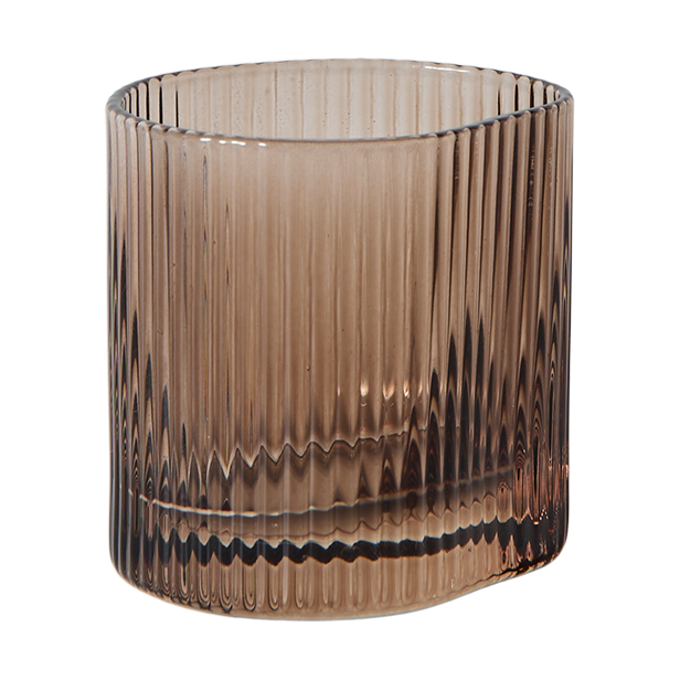 muubs Ripe Drinking Glass Mini 8 cl, Smoked Brown