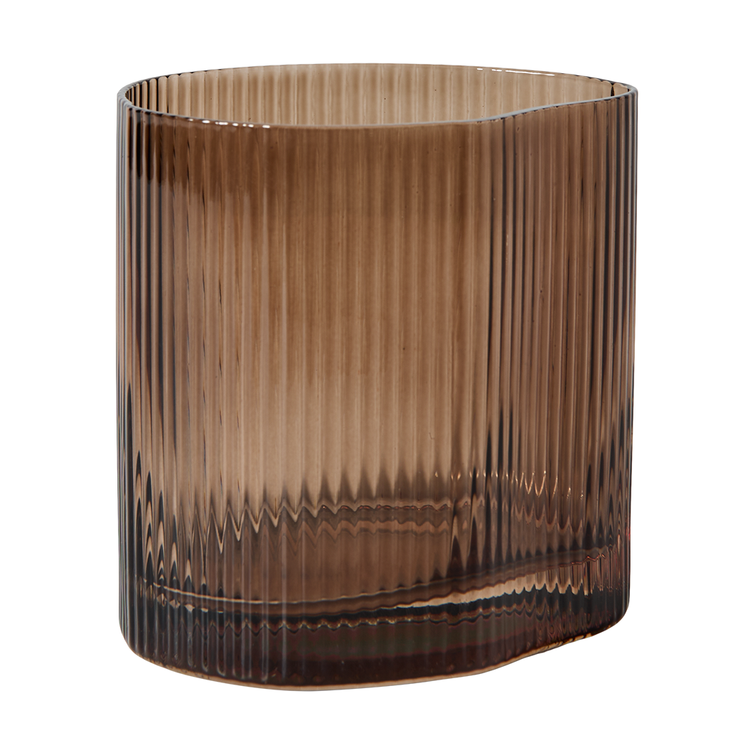 muubs Ripe Water Glass 39 cl, Smoked Brown