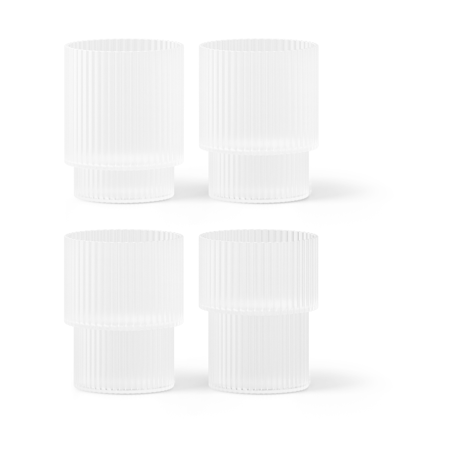 Ferm Living Ripple Glass 4-pack