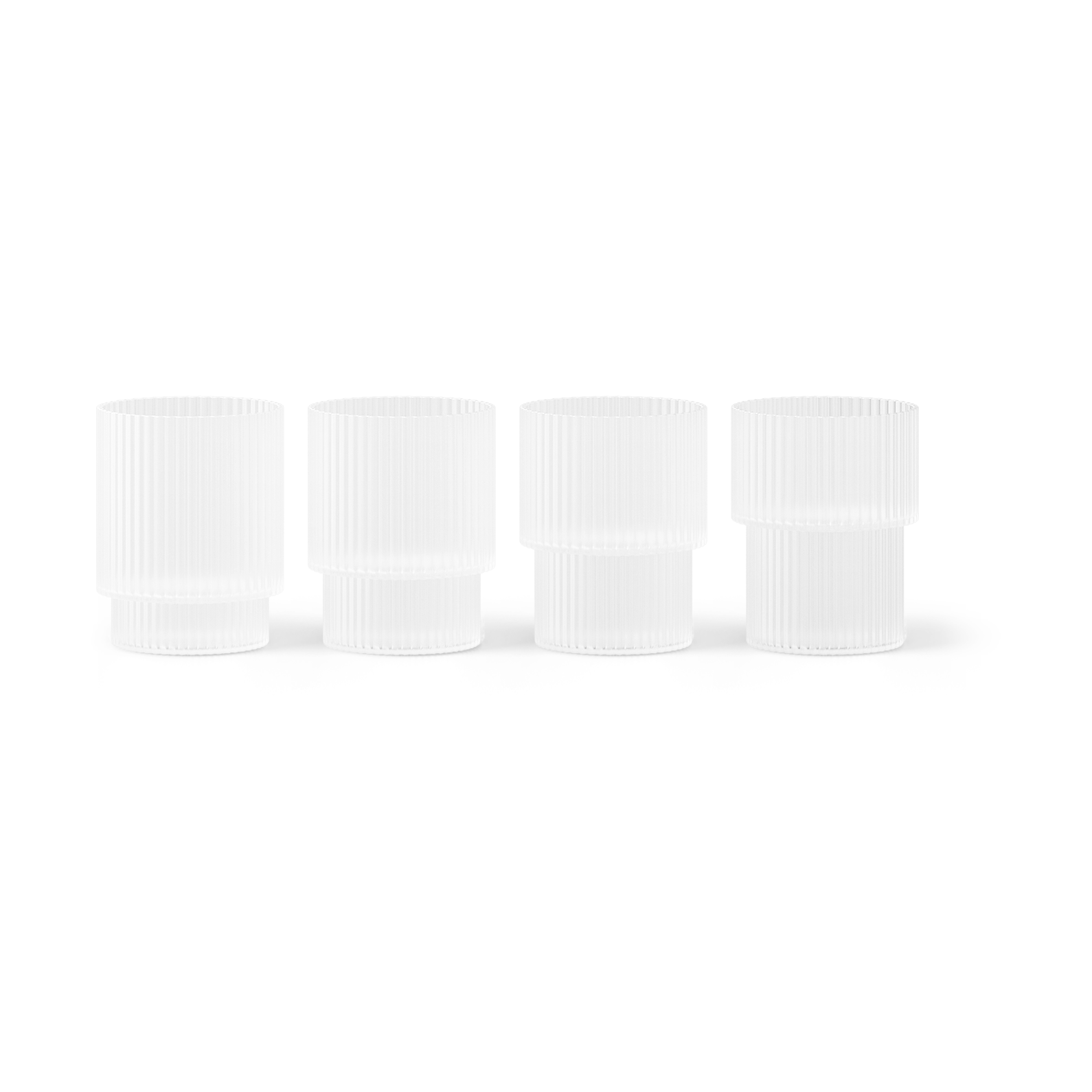 Ripple glass small 6cl pack of 4