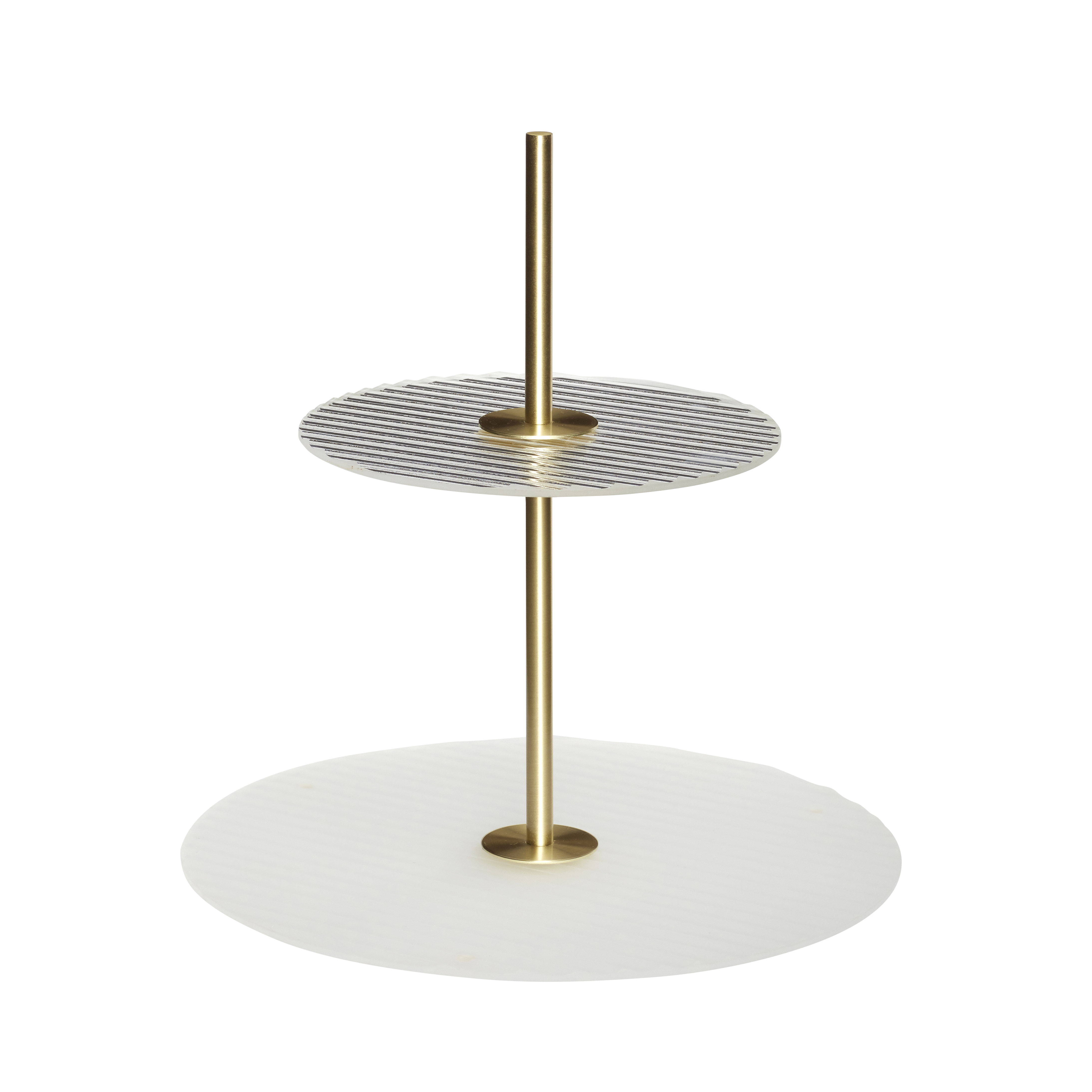 Hübsch Ripple cake plate Ø30 cm