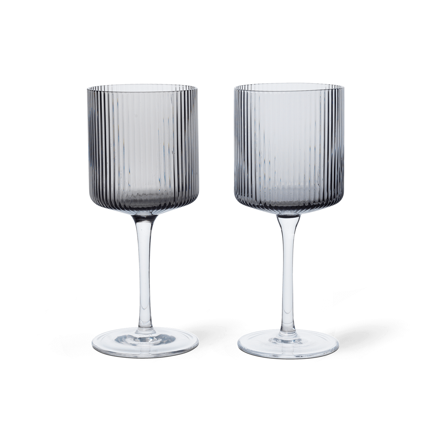 Ferm Living Ripple white wine glass 26 cl 2-pack