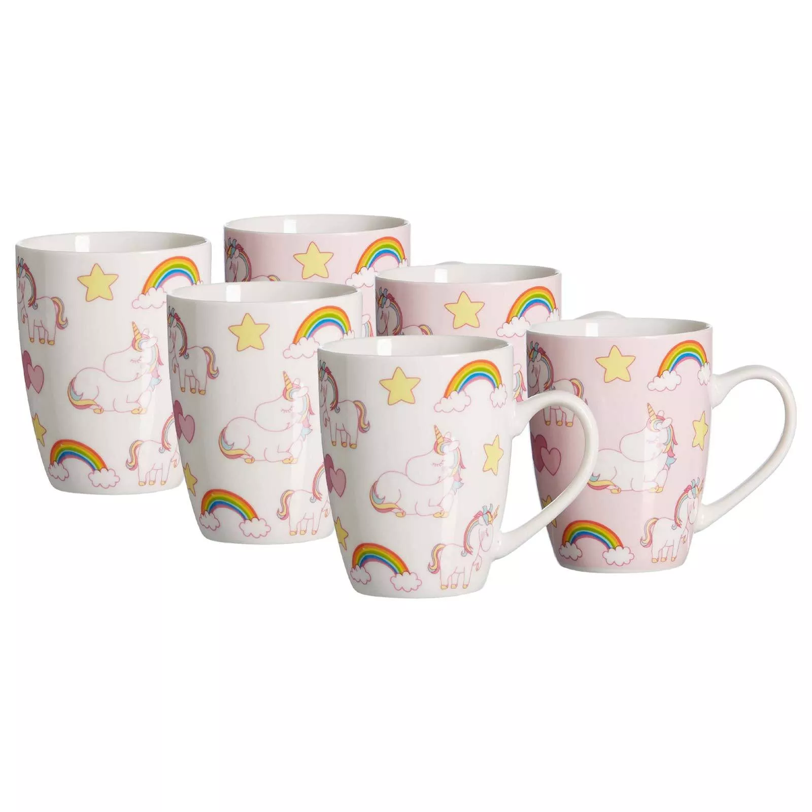 Ritzenhoff Breker Mug Unicorn assorted colors 350 ml 6-piece set