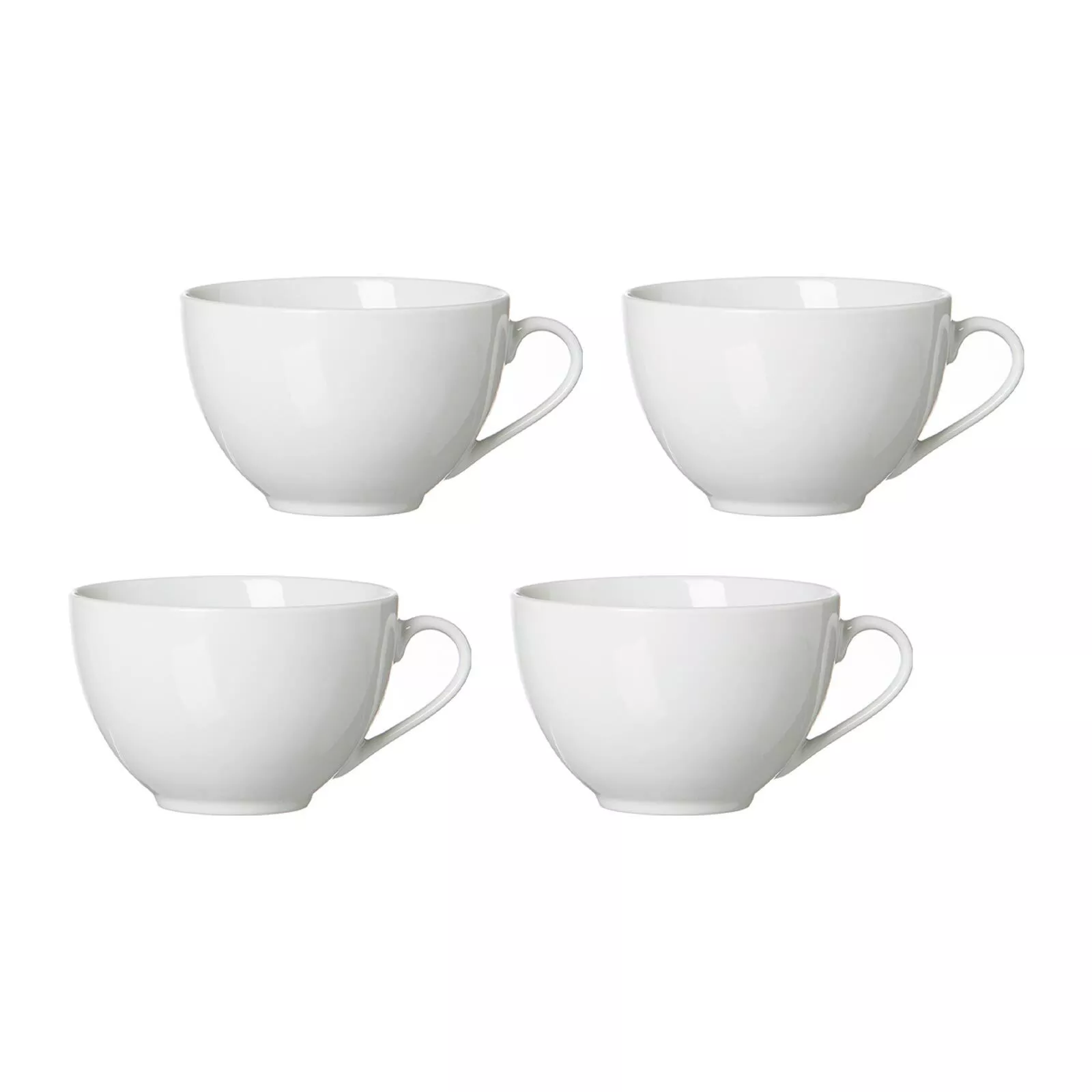 Ritzenhoff Breker Cappuccino Cups Bianco white 300 ml 4-piece set