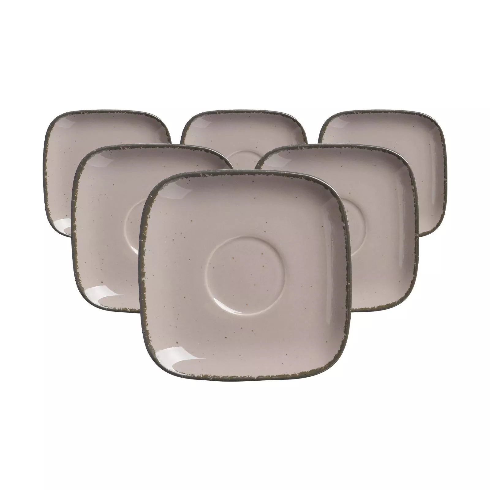Ritzenhoff Breker ESPRESSO SAUCERS Casa Gray ø 10 cm set of 6