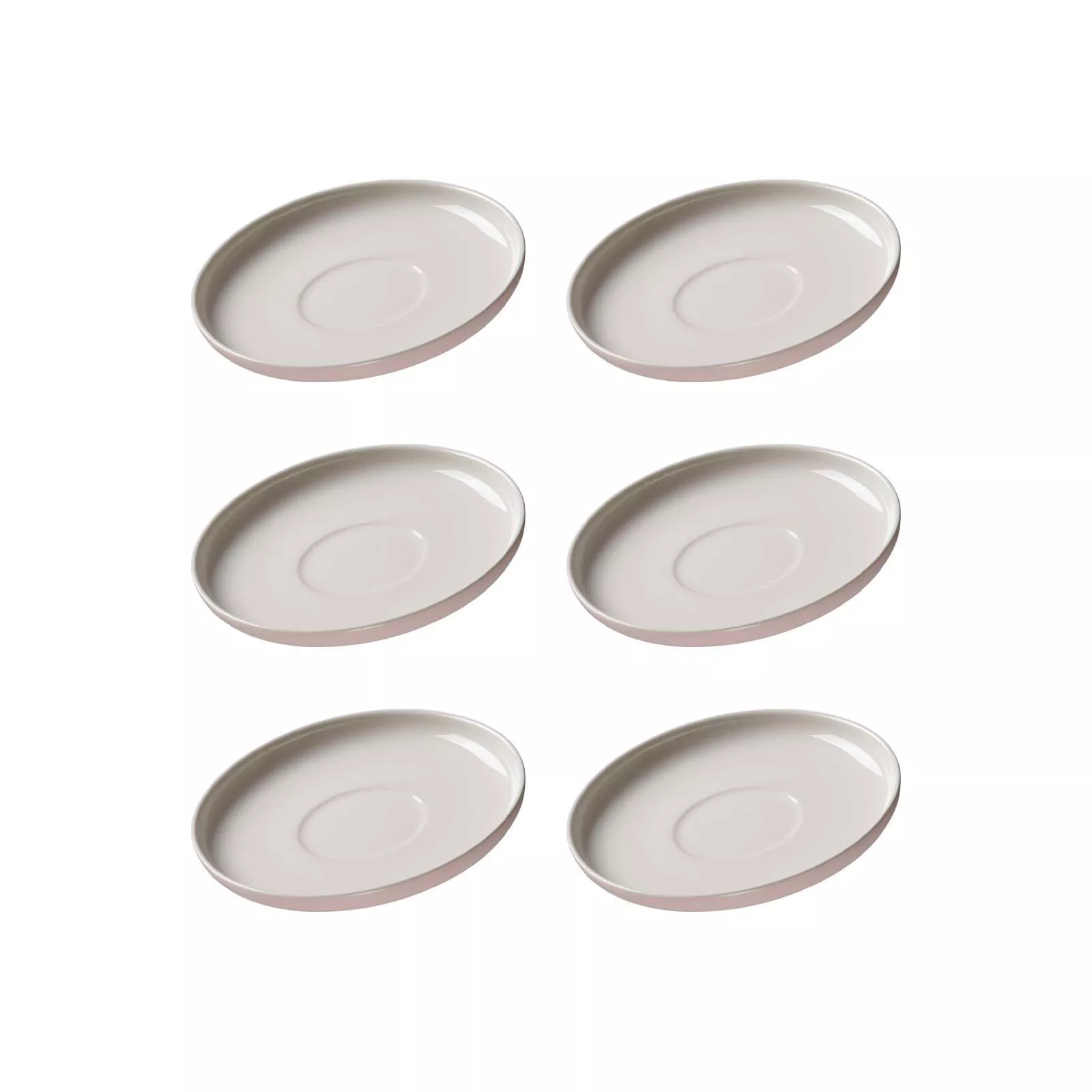 Ritzenhoff Breker ESPRESSO SAUCERS Jasper pink ø 10.5 cm set of 6