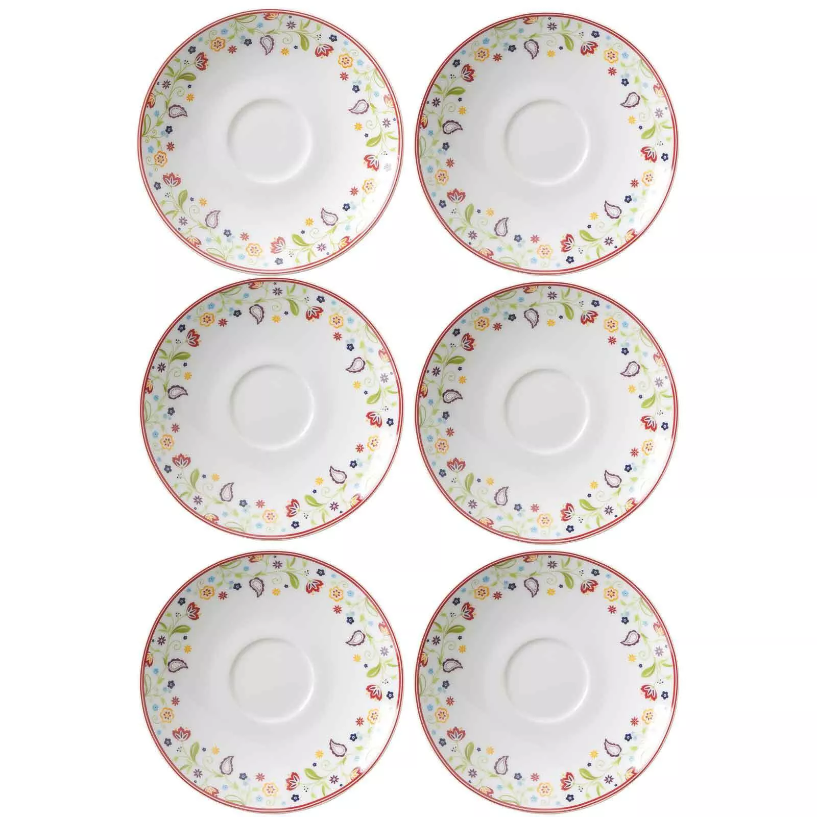 Ritzenhoff Breker ESPRESSO SAUCERS Shanti colorful ø 12.0 cm set of 6