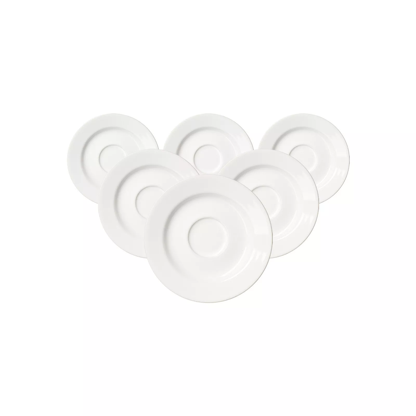 Ritzenhoff Breker Espresso Saucers Volos White ø 12.5 cm Set of 6