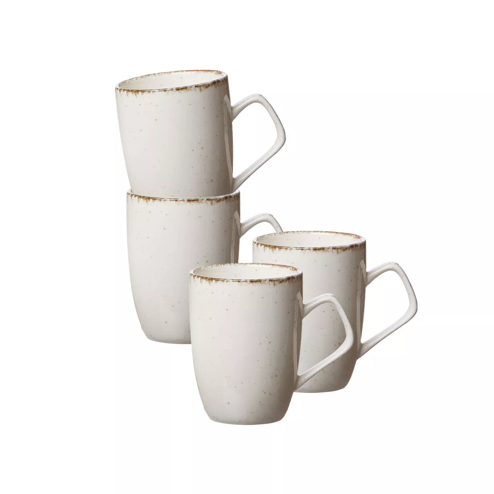 Ritzenhoff Breker Mug Casa Beige 380 ml 4-piece set