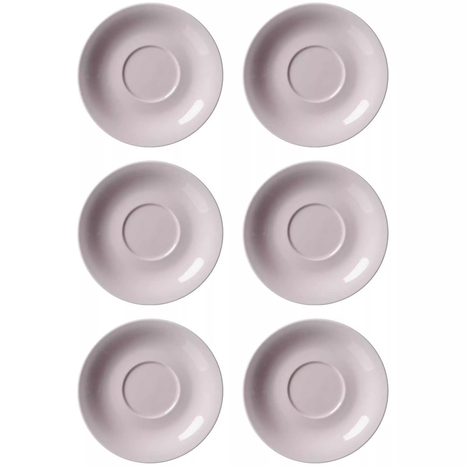 Ritzenhoff Breker JUMBO SAUCER Doppio Rosé ø 17 cm set of 6