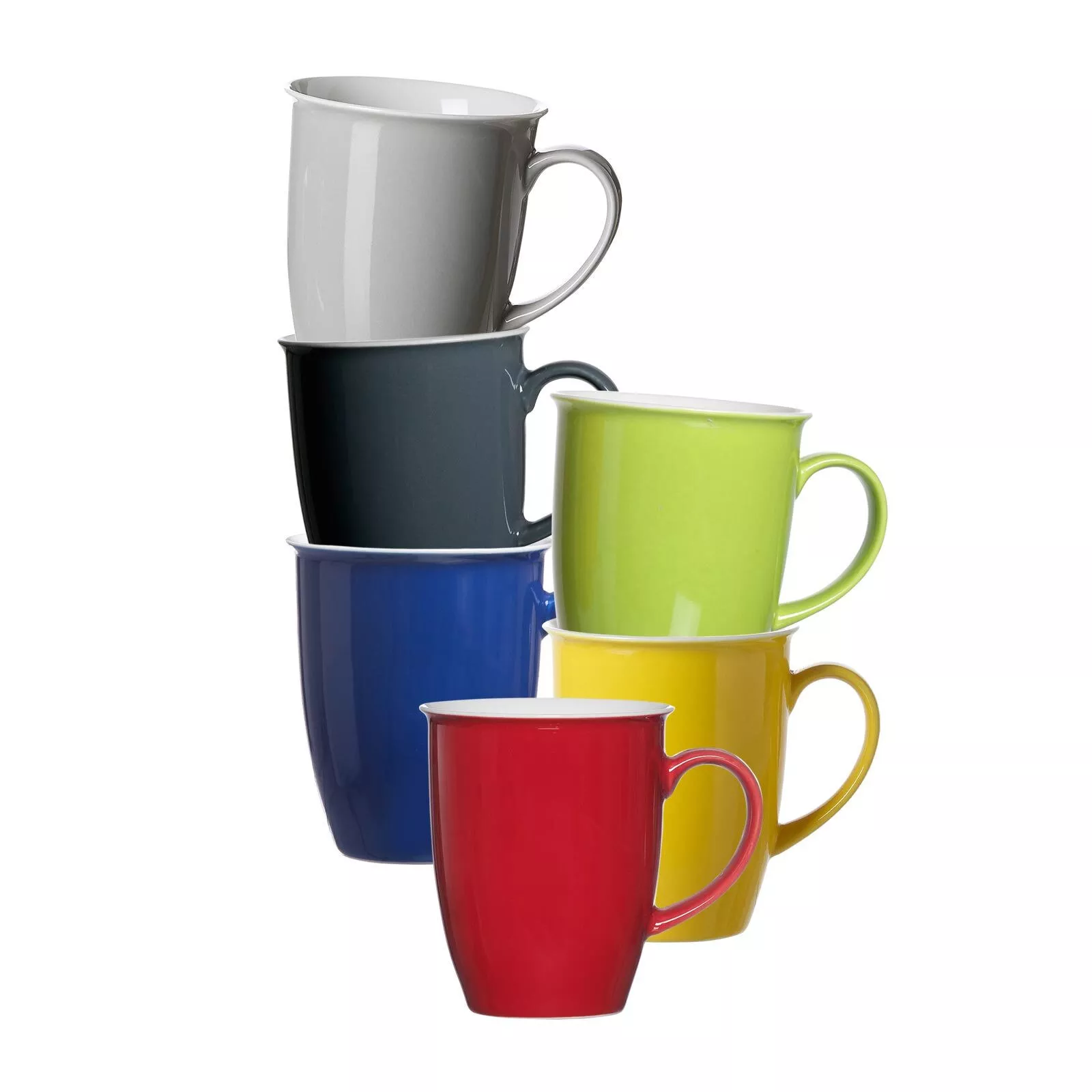 Ritzenhoff Breker Coffee Mug Doppio Assorted Colors 320 ml 6-Piece Set