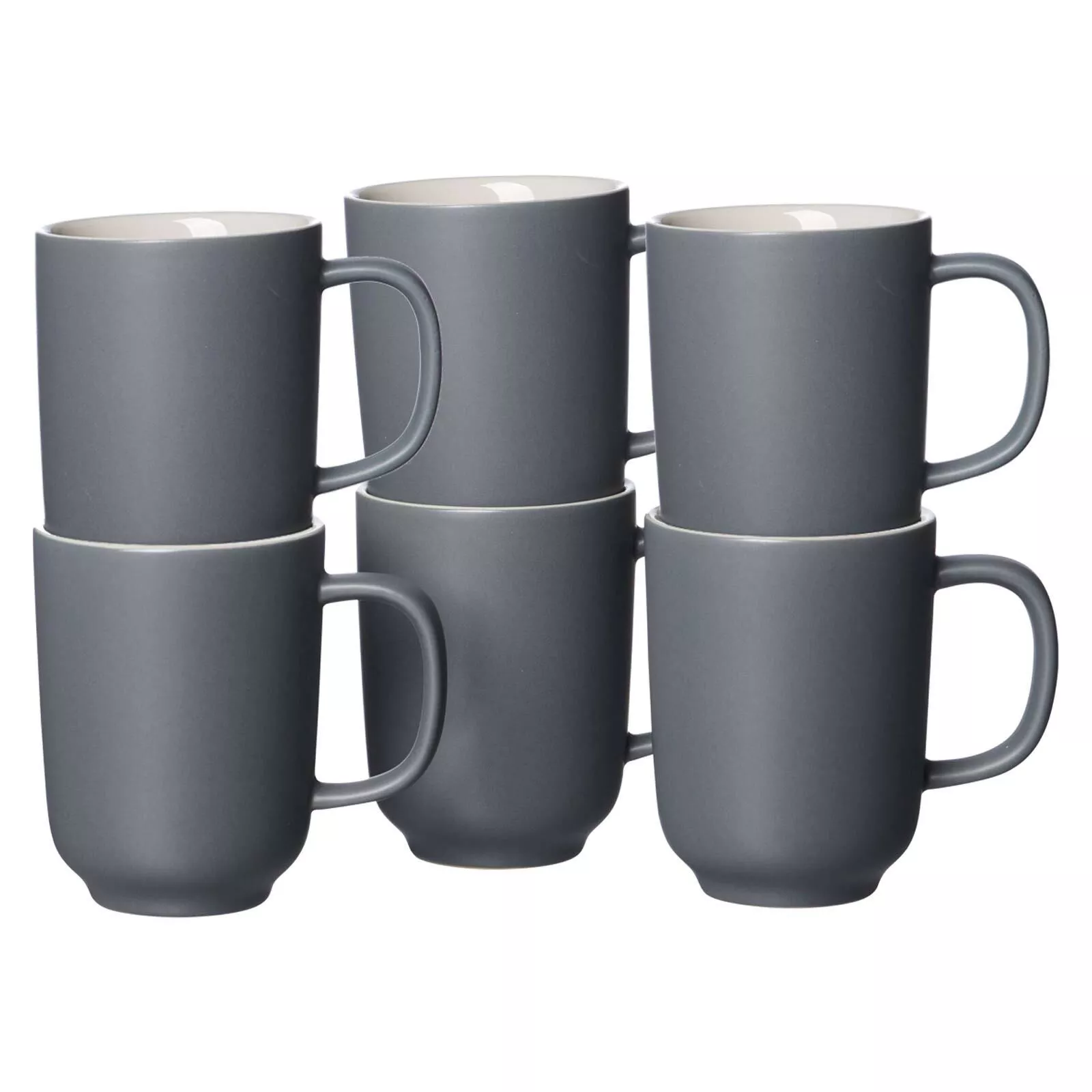 Ritzenhoff Breker Coffee Mug Jasper Grey 285 ml Set of 6