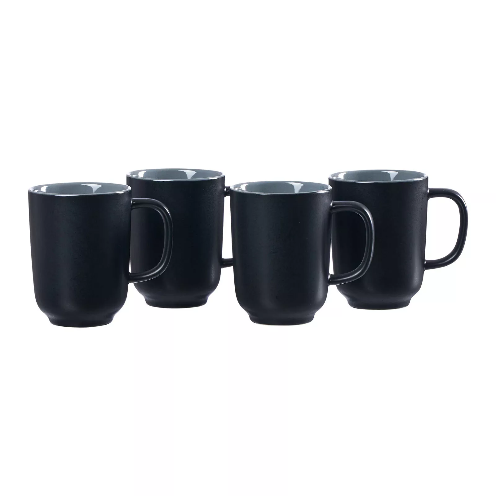 Ritzenhoff Breker Coffee Mug Jasper Black 285 ml Set of 4