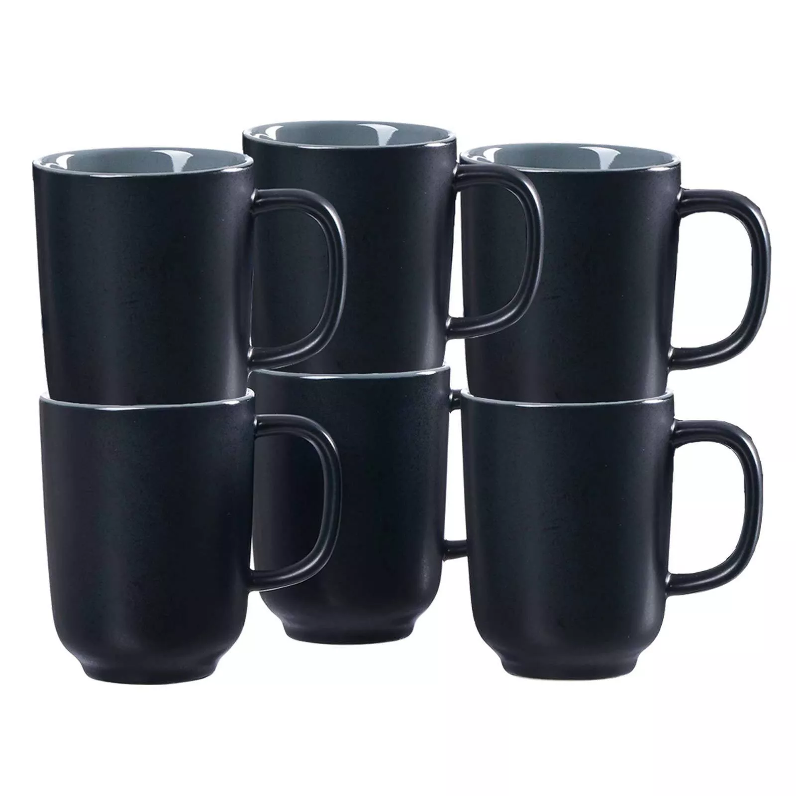 Ritzenhoff Breker Coffee Mug Jasper Black 285 ml Set of 6