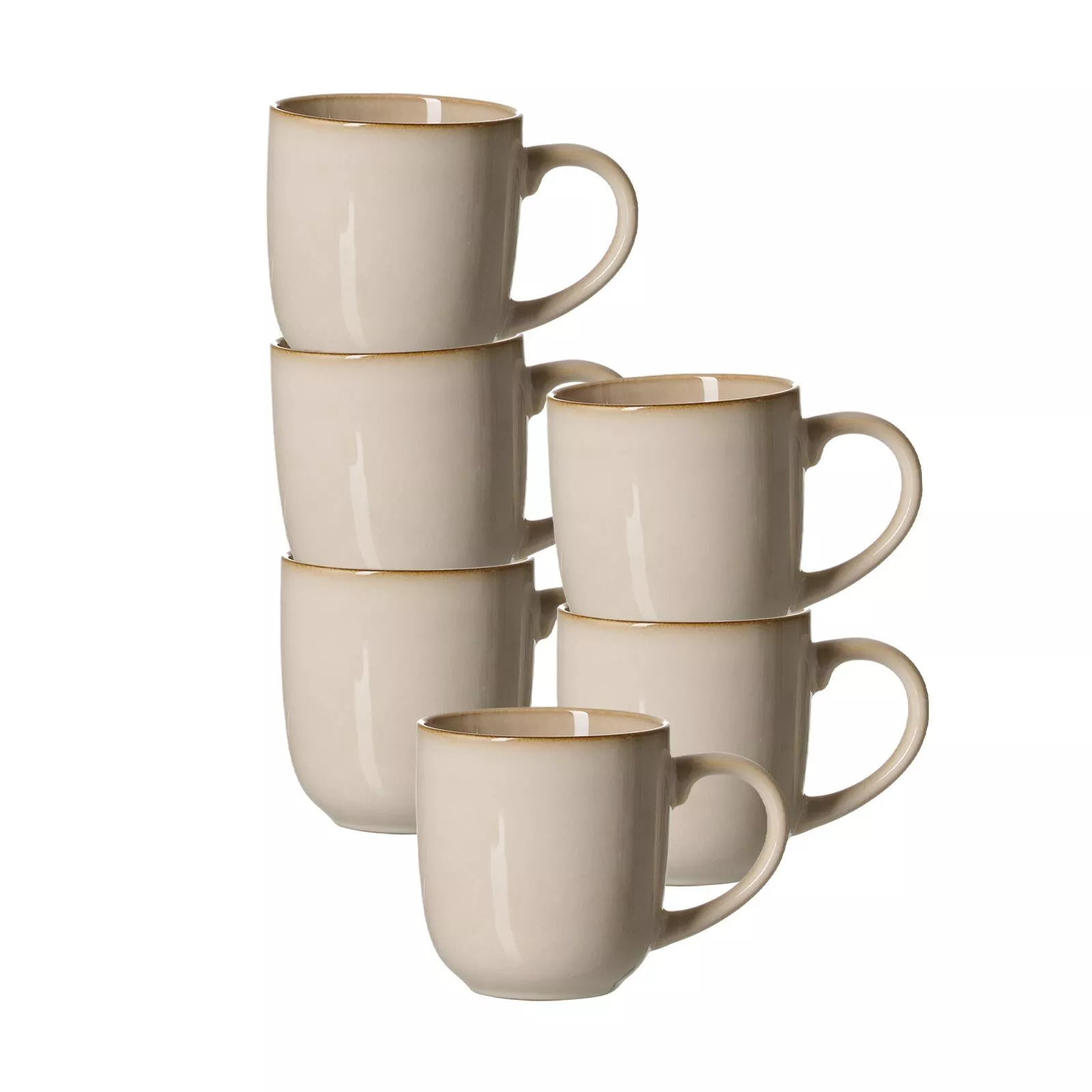 Ritzenhoff Breker Coffee Mug Olivia beige 410 ml 6-piece set