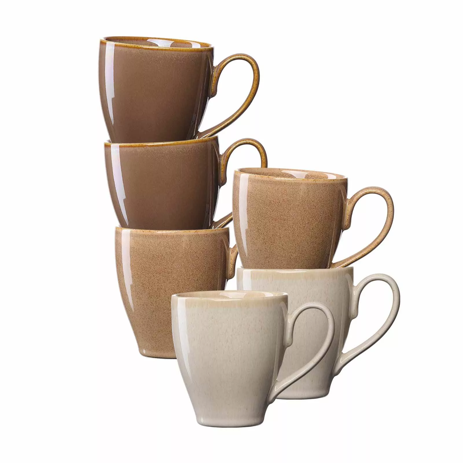 Ritzenhoff Breker Coffee Mug Sahara Brown 400 ml Set of 6
