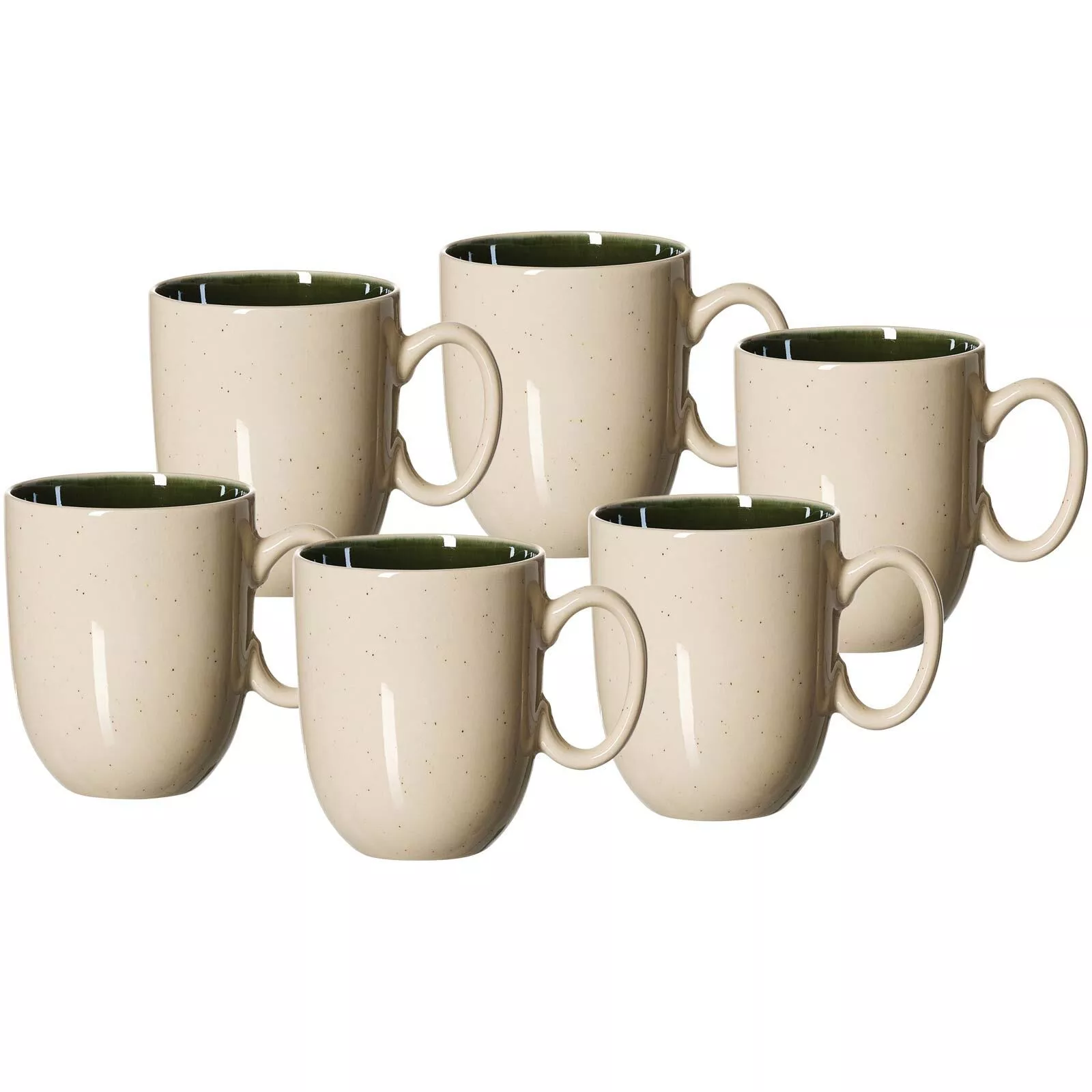 Ritzenhoff Breker Coffee Mug Skog Dark Green 400 ml 6-piece set