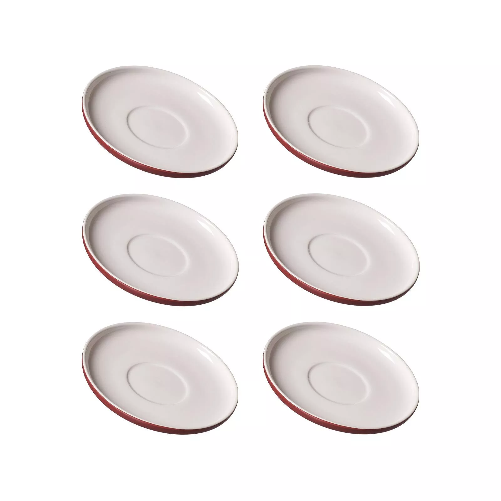 Ritzenhoff Breker Coffee Saucers Jasper berry ø 15.0 cm Set of 6