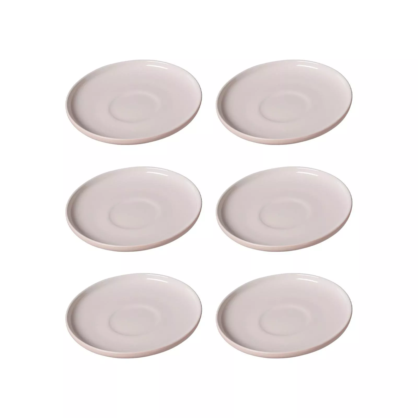 Ritzenhoff Breker Coffee Saucers Jasper Pink ø 15.0 cm Set of 6