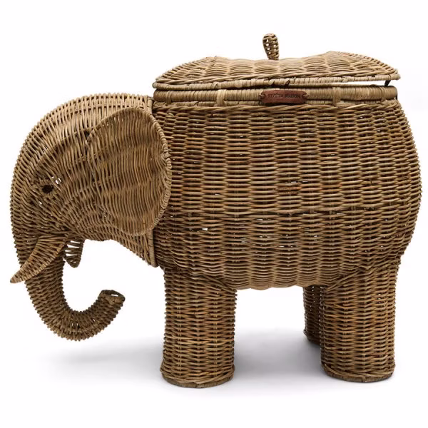 Riviera Maison Basket Elephant Elephant Basket Decoration