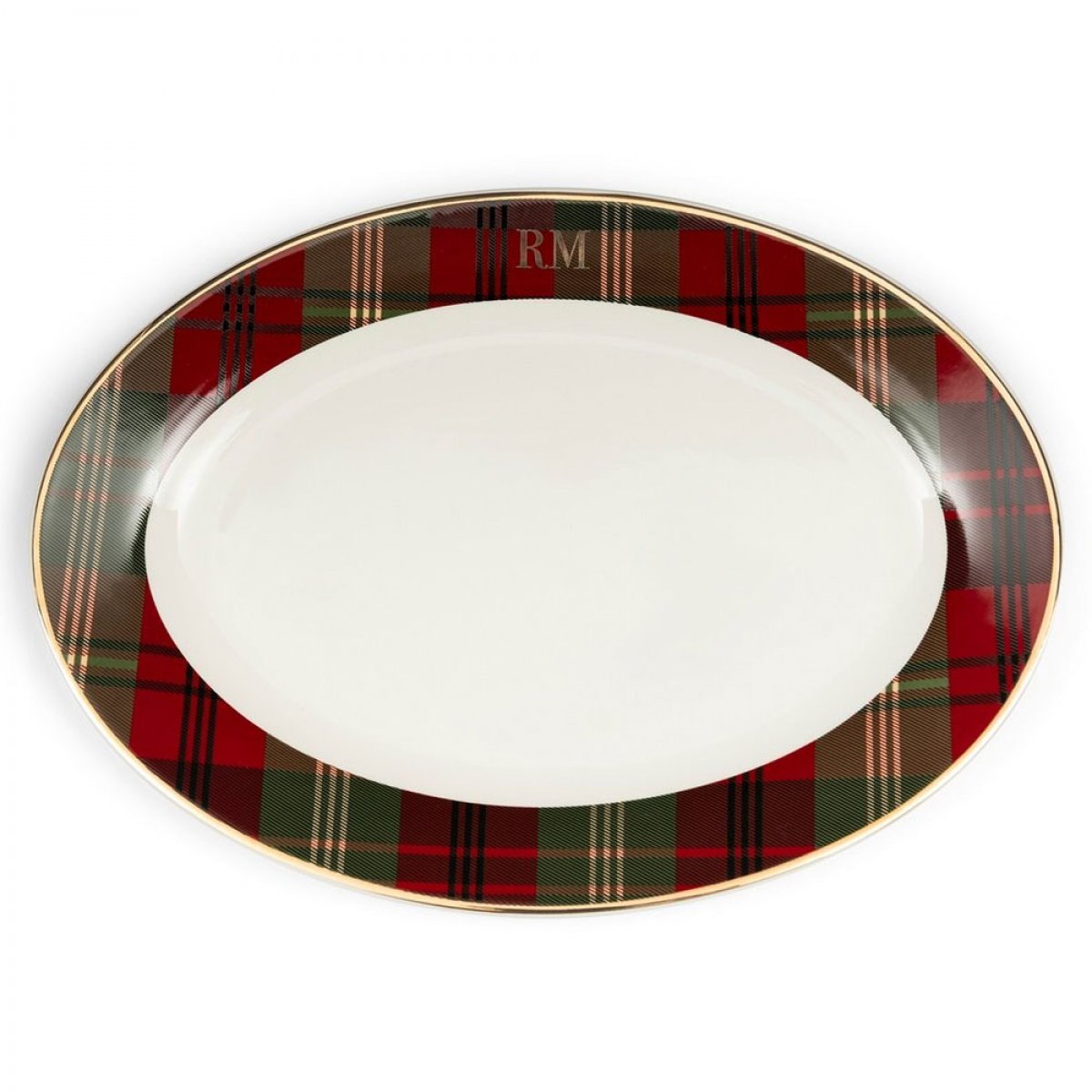 Rivièra Maison Riviera Maison Servier Tartan Karomuster Serving Platter