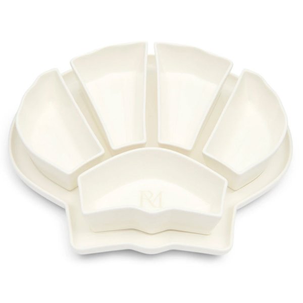 Riviera Maison Snack Bowl Ocean Seashell Party Plate