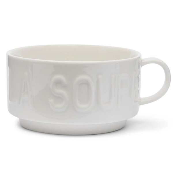 Rivièra Maison Riviera Maison Soup Bowl La Soupe Bowl White
