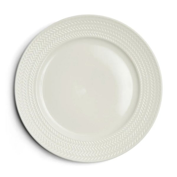 Rivièra Maison Riviera Maison Plate Bellecôte Dinner Plate White (27cm)