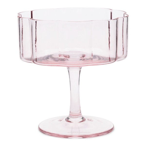 Riviera Maison Wine Glass Flower Wine Glass