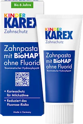 Karex Toothpaste children, 0-6 years fluoride-free, 50 ml