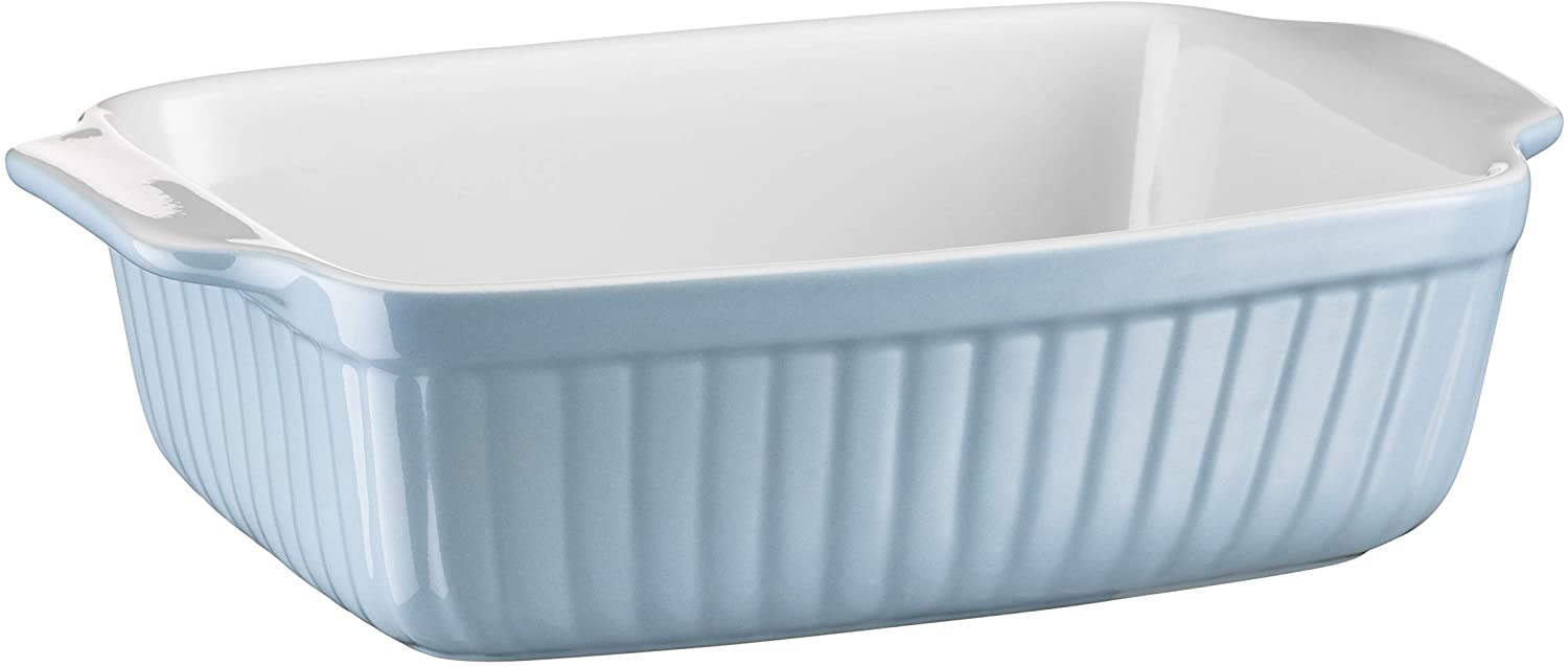 Maser Mäser Kitchen Time Ceramic Baking Dish, Blue