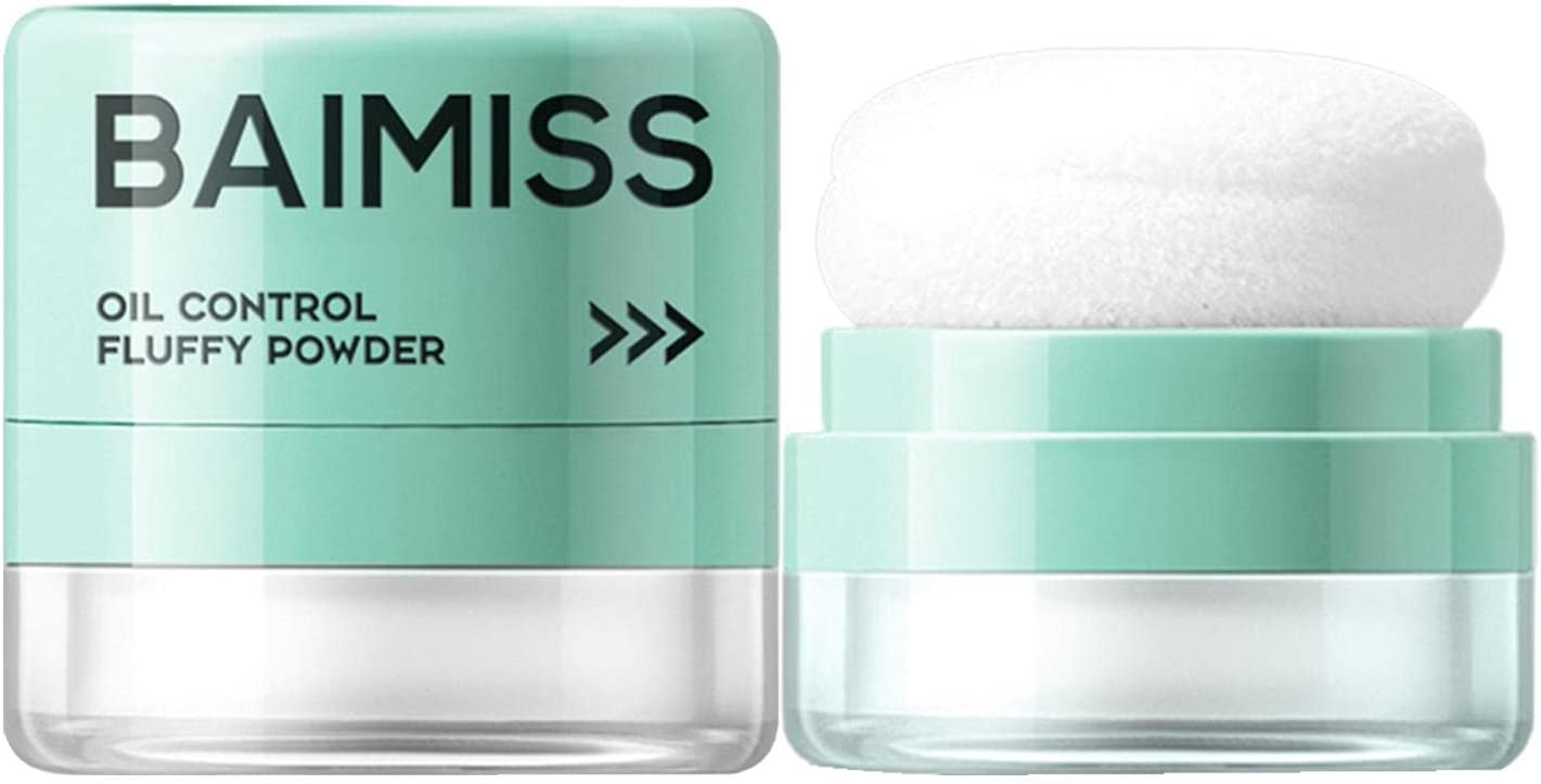 Luckxing 6g Fluffy Hair Powder Long Lasting Firming Powder Control Oil Loose Facial Firming Powder for Removing Hair Odour and Oil for Flat Collaps