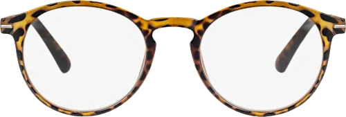 Visiomax Ready-made reading glasses, matte transparent, demi-brown +2.00, 1 pc.