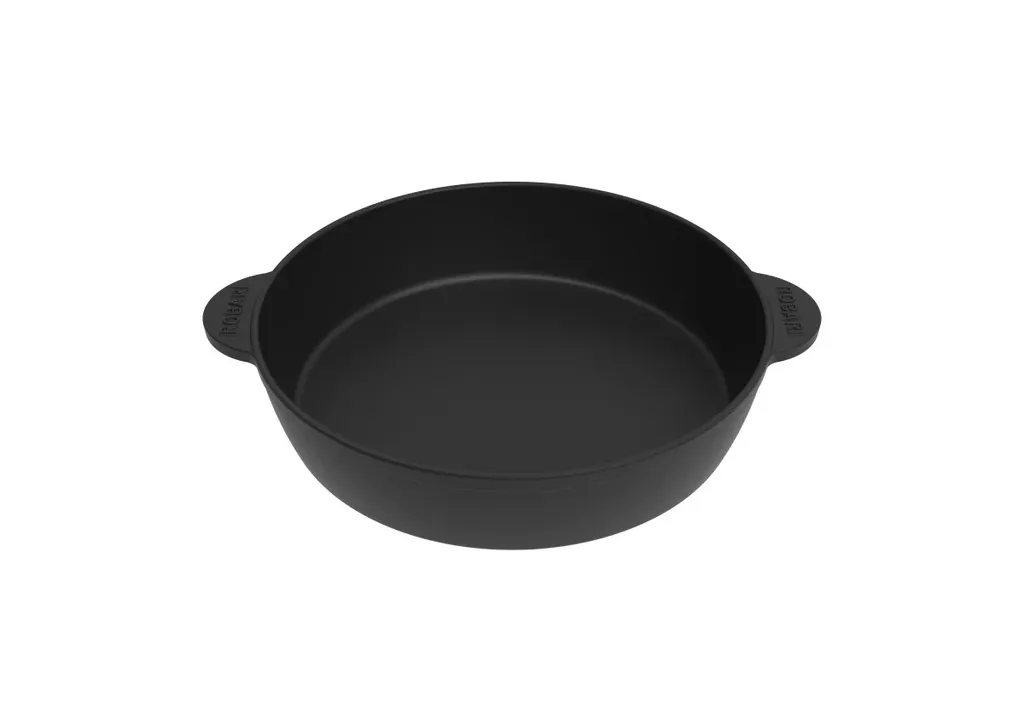 ROBARI Cast Iron Casserole/Serving Pan, 24 cm