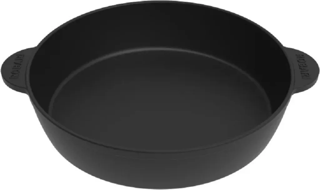 ROBARI Cast Iron Casserole/Serving Pan, 28 cm