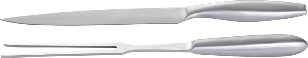 PAELLA WORLD Robust stainless steel carving set, 2-piece, for the grill and meat expert