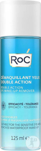 RoC Double Action Eye Make-Up Remover For Sensitive Skin Bottle 125ml