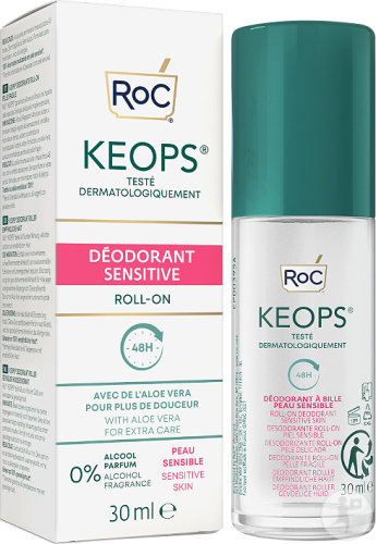 RoC Keops Deodorant Sensitive Skin Roll-On 30ml