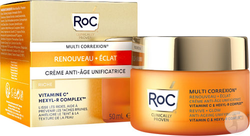 RoC Multi Correxion Renouveau + Éclat Rich anti-aging cream jar 50ml