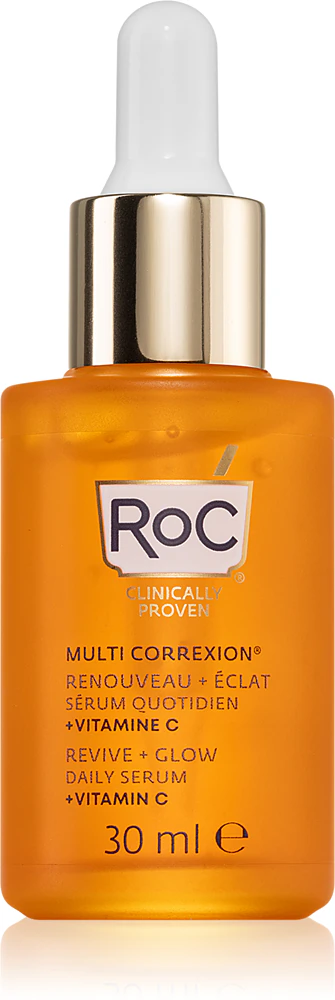 RoC Multi Correxion Revive + Glow Brightening serum with vitamin C for face and neck