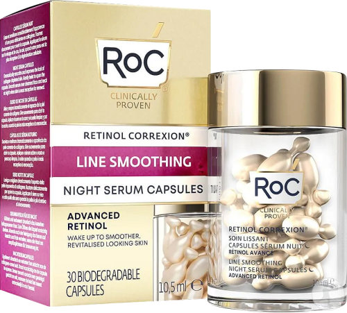 RoC Retinol Correxion Smoothing Care Night Serum 30 capsules
