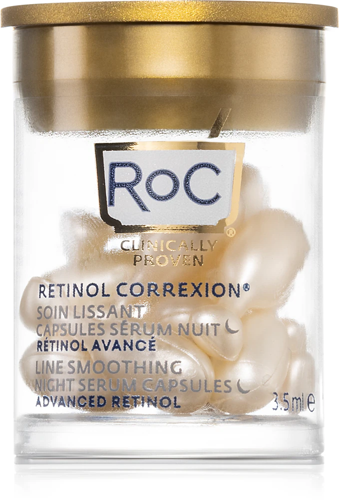 RoC Retinol Correxion Line Smoothing Anti-Wrinkle Serum in capsules