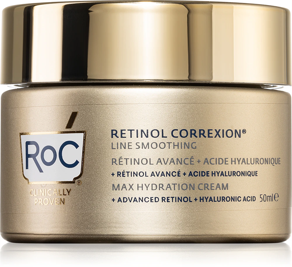 RoC Retinol Correxion Line Smoothing Moisturizing Cream with Hyaluronic Acid