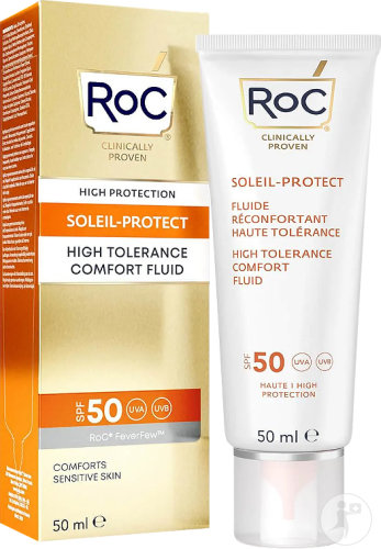 RoC Soleil-Protect Soothing Fluid High Tolerance SPF50 Tube 50ml
