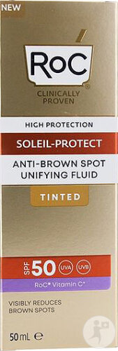 RoC Soleil Protect Fluid Against Pigment Spots SPF50 Tinted 50ml