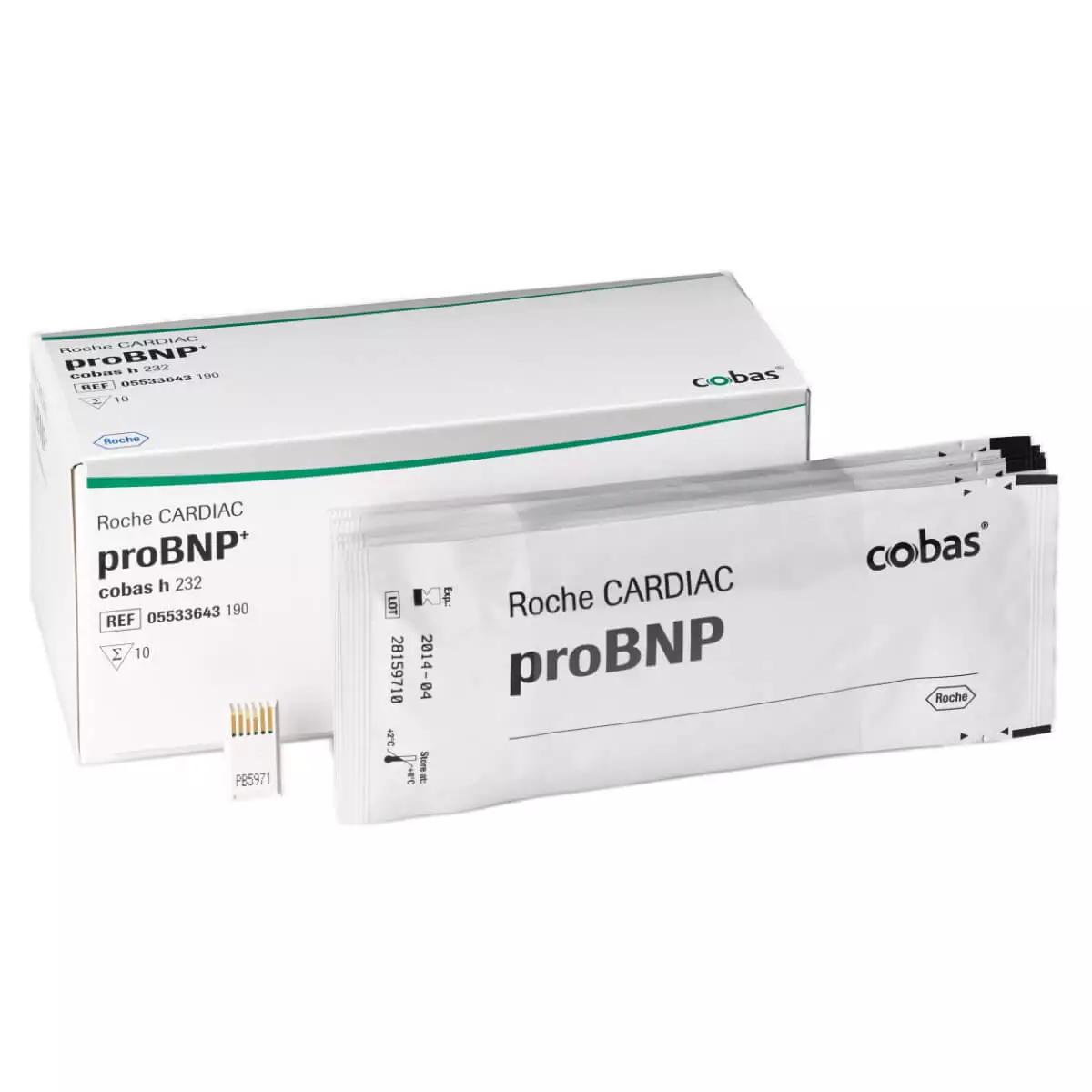 Roche CARDIAC NT-proBNP test strips for cobas h 232