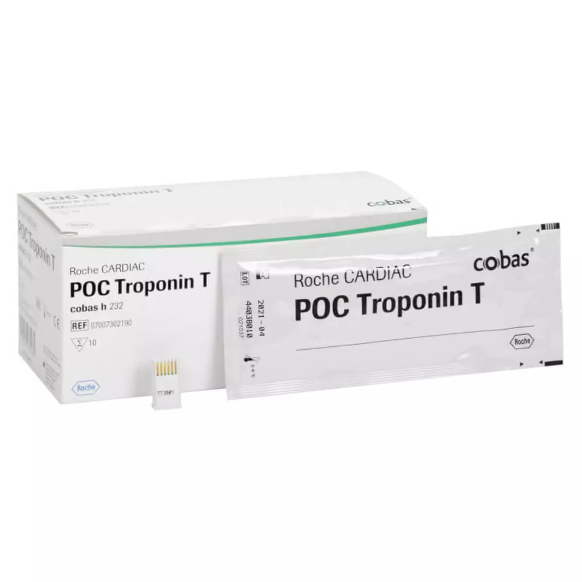 Roche CARDIAC POC Troponin T test strips for cobas h 232