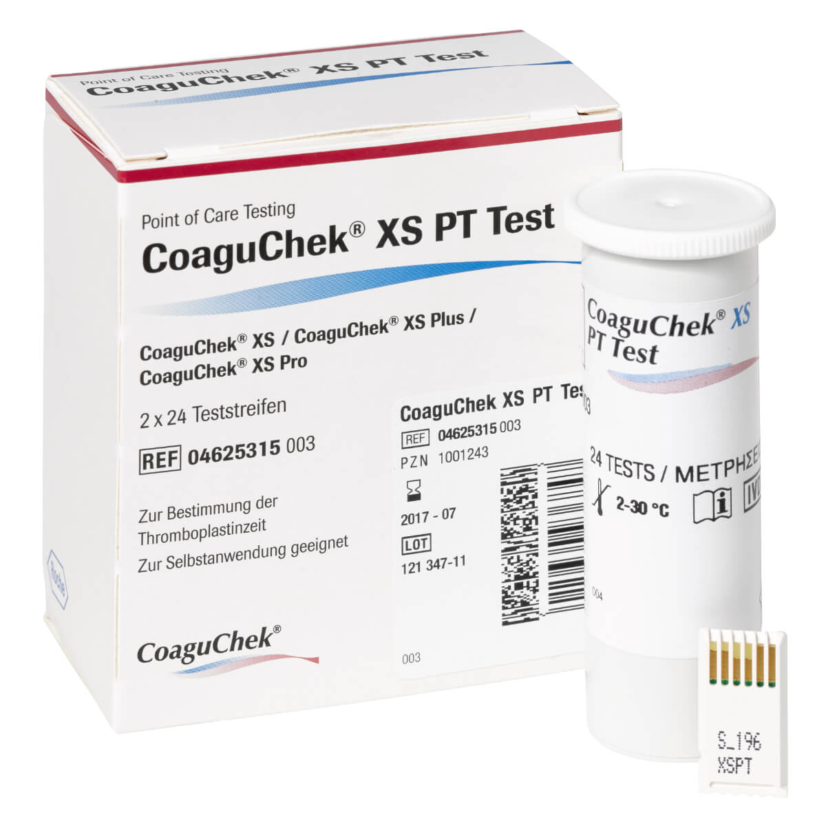 Roche CoaguChek XS PT Test 2 x 24 tests